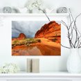 thumbnail image 1 of Clear Lake Vermillion Cliffs - Art sur Toile Paysage Surdimensionné, 1 of 3