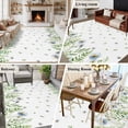 thumbnail image 5 of 5x7 Area Rugs for Living Room, Farmhouse Botancial Non Slip Area Rugs for Kitchen Bedroom Entryway, Pastoral Daisy Leaves Watercolor Washable Carpet Runner Rug Floor Mats for Bedroom Home Decor, 5 of 8