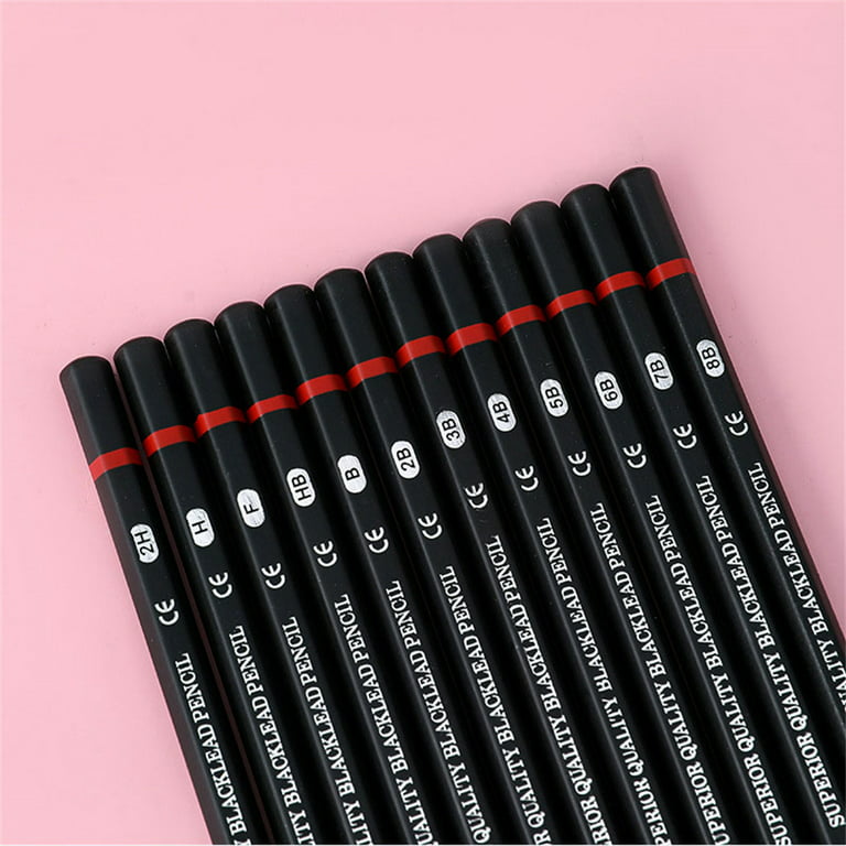 Qionew Professional Drawing Sketching Pencil Set - 12 Pack Art Drawing  Sketch 