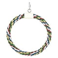 thumbnail image 2 of Parrot Swing Stand Colorful Parrot Toy Hanging Perches Parrot Climbing Rope for 20cm, 2 of 9
