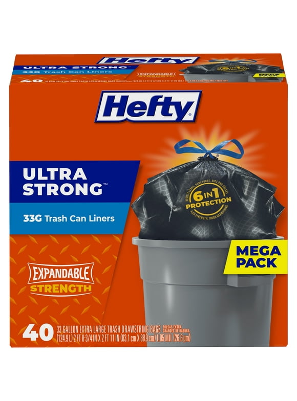 Hefty Trash Bags in Trash Bags
