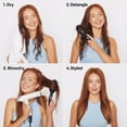thumbnail image 2 of Wet Brush Easy Blowout Brush, Detangle, Blow-dry & Heat Style - Black 1CT, 2 of 8