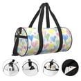 thumbnail image 5 of Easygdp Hand Drawn Colored Hearts Travel Bag, Camping, Weekend, Carry On Overnight Duffel Bag with Shoulder Strap, 5 of 8
