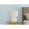 thumbnail image 7 of Lighting Fixtures Lighting, 18"h, Table Lamp, Ivory / Cream Shade, Cream Ceramic, Contemporary,Table Lamps, 7 of 7