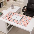 thumbnail image 3 of Long Mouse Pads for Desk,Pink Cow Milk Strawberry Pattern Desk Mats on Top Of Desks, Desk Mouse Pad Extra Large with 3mm Non-Slip Base and Stitched Edge for Gaming,Office,Work,Home 31.5"x15.7", 3 of 6