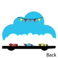 thumbnail image 5 of Big Dot of Happiness Let's Go Racing - Racecar - Shaped Thank You Cards - Birthday Party or Baby Shower Thank You Note Cards with Envelopes -Set of 12, 5 of 7