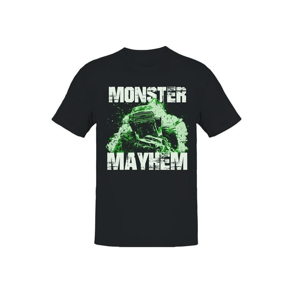 Monster Mayhem Truck Splash Art Men's T-shirt