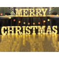 thumbnail image 3 of Luces de Navidad de alta calidad, adornos con letras Merry Christmas, luces led con letras del alfabeto, luces de Navidad, 3 of 4