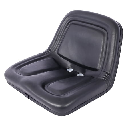Deluxe Mower Tractor Seat Compatible with John Deere, Kubota, Allis-Chalmers, Bobcat, Case-IH, Ford New Holland, White, Oliver, Mpl, Moline, Massey Ferguson High Back ,with slide (Black)