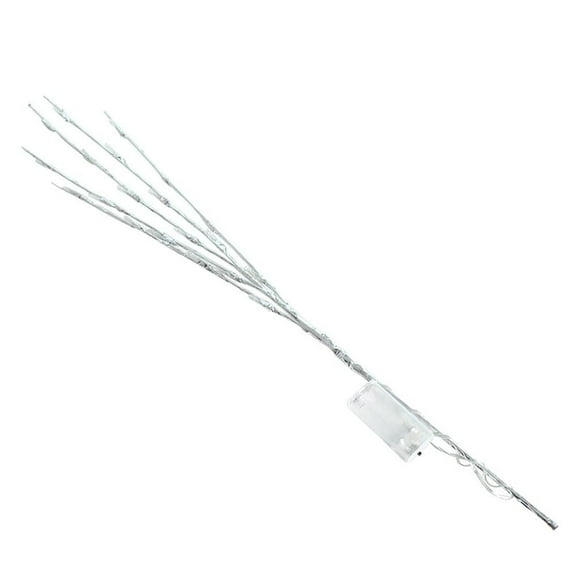 Lámpara LED Rama de Sauce - 20 Bombillas, Blanco Cálido, Funciona con Batería - IP44 Impermeable, 30Inches - Decoración de Navidad, Fiesta, Jardín - Decoración de Mesa/Estantería