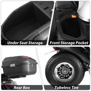 Mobility Scooters for Seniors, 4 Wheel Powered Mobility Scooters,1000W Black