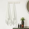 thumbnail image 4 of REGALWOVEN 2 Pack Cotton Towel Set, Soft, Lightweight and Quick Drying, Hotel Quality Bath Towel White 28' x 56', 4 of 8