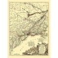 thumbnail image 3 of Eliot 11x14 Black Modern Framed Museum Art Print Titled - English with Thirteen Colonies North America, 3 of 5
