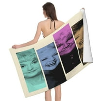 Golden Girls Club Bath Towel Washcloths Beach Towel Quick Dry Towel Microfiber Absorbent Bath Towel 32x52 In