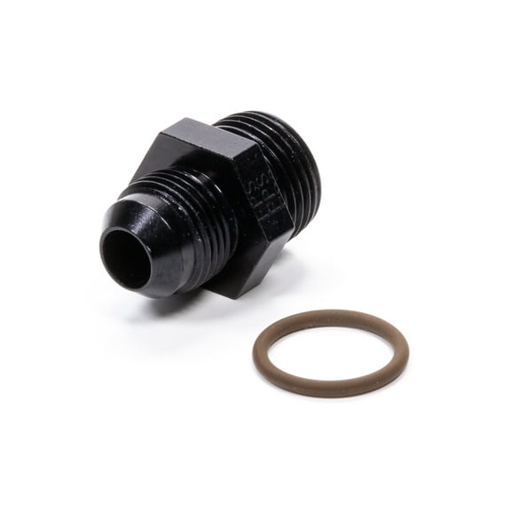 Fragola Performance 495104-Bl #8 X 7/8-14 (#10) Radius O-Ring Fitting Black