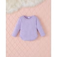 thumbnail image 3 of 18 Months Baby Girls Clothes 24 Months Girls 3 Pack Fall Winter Outfits Toddler Girl Long Sleeve Top Pants 6PCS Clothing Set Purple, 3 of 11