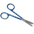 thumbnail image 1 of Stitch Scissors 4.5" with One Hook Blade, Stainless Steel, Blue Paws Handle, 1 of 1