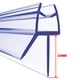 thumbnail image 1 of EchoBliss Sello De Tira De Ducha De Baño De 50 Cm 2 Piezas Para Pantallas Puertas Se Adaptan A 4-6 Mm Sellos De Vidrio Huecos, 1 of 11