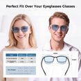 thumbnail image 2 of Photochromic Polarized Fit Over Sunglasses for Prescription Glasses, UV400 Glare Reduction Over Sunglasses for Men & Women Driving Fishing Hiking, 2 of 6