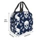 thumbnail image 3 of Easygdp white arrow Skull Bolsa Térmica Premium - Tela Oxford Impermeable, Gran Capacidad, Bolsillo Frontal, Unisex para Trabajo, Escuela, Actividades al Aire Libre y Picnics, 3 of 8