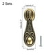thumbnail image 2 of 2 Sets Vintage Pendant Drawer Pulls with Screws for Dresser Drawer, Bronze(2.7" Long), 2 of 6