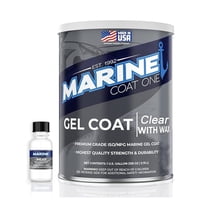 MarineCoat One Premium Marine Gelcoat (Clear With Wax, Gallon)