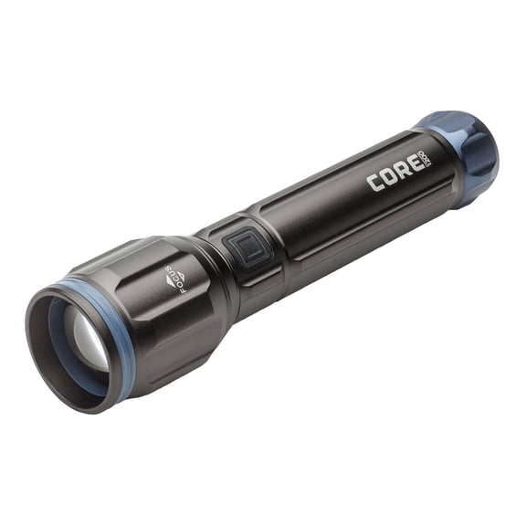 CORE 1200 Lumen 4AAA Flashlight with Focusing Head, 4 Light Modes, IPX4, 1 Pack