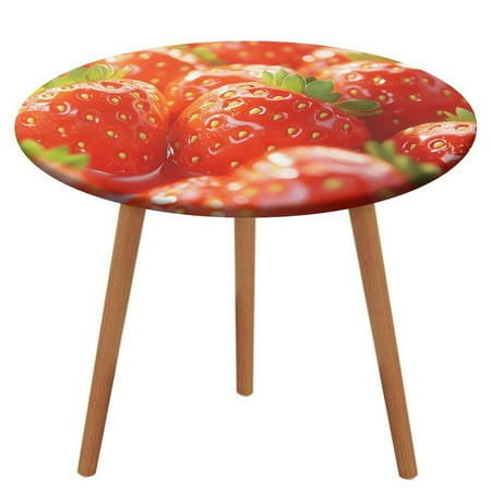 

Fruit (23) Pattern Round Tablecloth Waterproof Elastic Table Clothes for Dining Table Cute Desk Decor Protector Cover