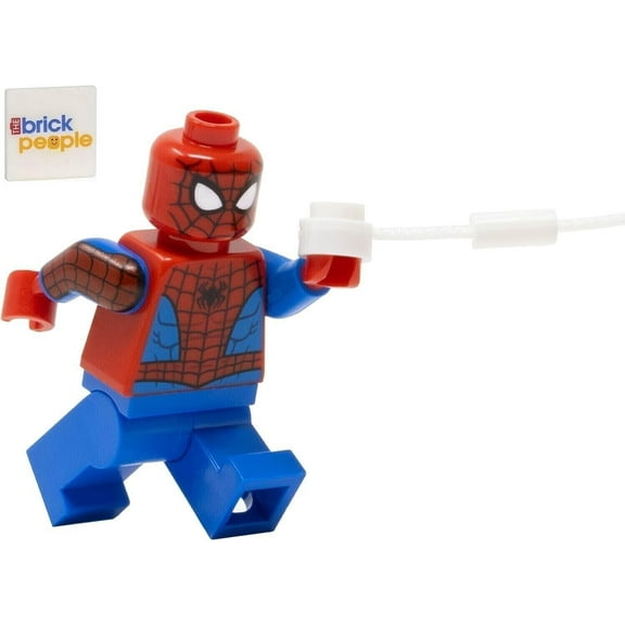 LEGO Superheroes: Spider-man Minifigure with Web and Printed Arms Spiderman