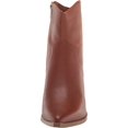thumbnail image 2 of Steve Madden Cate Cognac Leather Block Heel Pointed Toe Pull On Fashion Boots (Cognac Leather, 7), 2 of 9