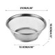 thumbnail image 3 of pstuiky Fregadero de acero inoxidable reforzado para lavar verduras|Cesta de escurrido para cocina|Cesta para lavar arroz|Fregadero para frutas|Tamiz para lavar arroz, 3 of 8