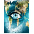 thumbnail image 2 of Design Art - Planète Terre et Oeil Bleu, 2 of 3
