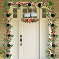 thumbnail image 6 of Adjustable Christmas Wreath Decor for Outdoor Indoor Holiday Party Home Garden Yard Door Wall Fireplace Decoration, 6 of 6