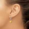 thumbnail image 3 of Auriga Fine Jewelry 925 Sterling Silver Citrine Dangle Lever Back Earrings for Women, 3 of 6