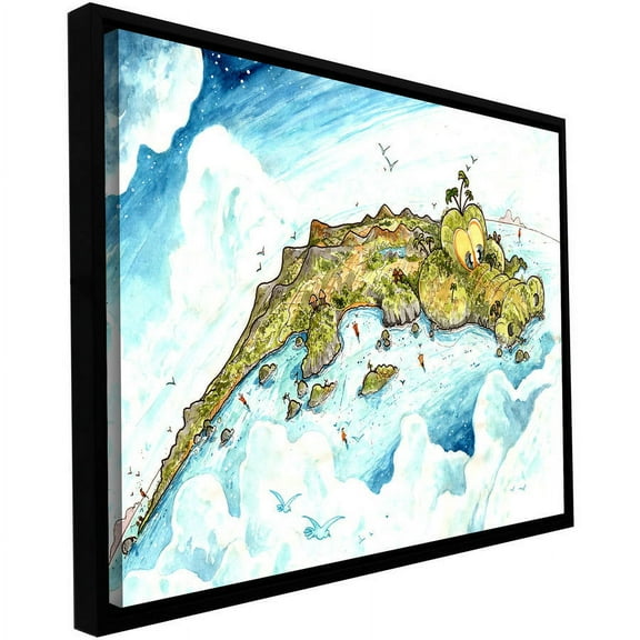 Luis Peres "Timor Island" Floater-Framed Gallery-Wrapped Canvas