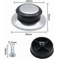 thumbnail image 2 of 6-piece Pot Lid Handle Heat-resistant Knob Stainless Steel Bakelite Lid Knob Replacement Handle Handle Round Universal Household Kitchen Cookware, 2 of 5