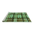 thumbnail image 2 of Ahgly Company Machine Washable Indoor Rectangle Abstract Turquoise Blue Modern Area Rugs, 7' x 10', 2 of 4