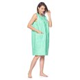 thumbnail image 4 of Casual Nights Women's Zipper Front House Dress Sleeveless Seersucker Housecoat Duster Lounger, 4 of 5