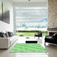 thumbnail image 7 of Ahgly Company Machine Washable Indoor Rectangle Transitional Jade Green Area Rugs, 2' x 5', 7 of 7