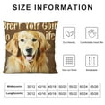 thumbnail image 5 of Nawypu  It's Golden Retriever Litter Throw Pillow Cover, It's Not Dog Hair, Golden Retriever Dog Decor, Gift for Dog Lovers, Sofa Bed Living Room Home Decoration Gift, 18x18 Inch 8D312, 5 of 5