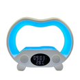 thumbnail image 1 of EZLIFE Altavoz Bluetooth PandaXun con luces, soporte de carga inalámbrica, altavoz de música LED, lámpara Bluetooth moderna que cambia de color, reloj despertador con luz nocturna RGB multifuncional y, 1 of 7