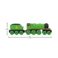 thumbnail image 5 of Fisher-Price Thomas & Friends Wooden Railway Henry Engine and Coal-Car, 5 of 7