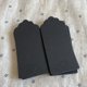 thumbnail image 3 of 100 etiquetas de regalo en blanco, resistentes a las arrugas, resistentes a las rasgaduras, etiquetas de papel Kraft gruesas, etiquetas huecas de Negro Colco Etiquetas colgantes, 3 of 8