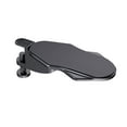 thumbnail image 3 of No-Drill Computer Desk Armrest Support | Rotatable Ergonomic Clamp-On Arm Rest | Black Plastic & Metal, 12.2"x5.7" | Adjustable Office Elbow Pad for Typing Comfort, Easy Install, 3 of 7