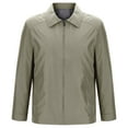 thumbnail image 4 of JXMVOJ Men's Lightweight Jackets Casual Windbreaker Stylish Light Golf Full Zip Up Work Dress Business Varsity Men Casual Zipper Solid Long Sleeve Turn Down Collar Agedness Outwear Coat, 4 of 9