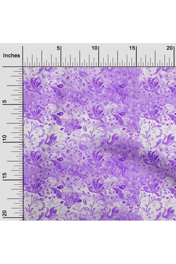 Georgette Viscose Violet Fabric Water Color Dress Material Fabric Print Fabric By The Yard 42 Inch Wide-CXI