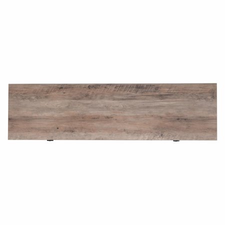 Camden&Wells - Foster Log Fireplace TV Stand for TVs Up to 65" - White Oak