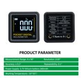 thumbnail image 2 of 4 x 90° Portable Digital Inclinometer LCD Backlight Digital Protractor Slope Meter Digital Angle Ruler Single-side Magnetics Multifunctional Protractor Digital Level with 2 Modes, Finder Angle, 2 of 8