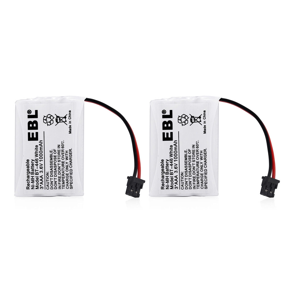 EBL BT446 Rechargeable Cordless Phone Replacement Batteries for BT446