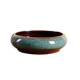thumbnail image 1 of Flower Pot Ceramic Pots Hydroponic Planter Succulent Containers Glazed Shadow Large Diameter for Home Supplies Blue, 1 of 9